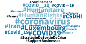 Les hashtags en français en vogue au Luxembourg depuis 24 heures. (Crédit: Talkwalker)