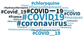 Les hashtags en vogue en français depuis 24 heures. ((Crédit: Talkwalker))