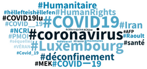 Les hashtags en français en vogue au Luxembourg depuis 24 heures. ((Crédit: Talkwalker))