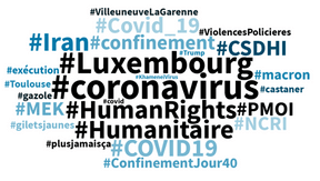 Les hashtags en vogue en français au Luxembourg durant les 24 dernières heures. ((Illustration: Talkwalker))
