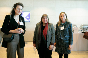 Sarah Noville, Zeidler Group; Corinne Lamesch, Association of the Luxembourg Fund Industry and Fidelity International; Illa Molnar, British embassy in Luxembourg. (Photo: Matic Zorman/Maison Moderne)