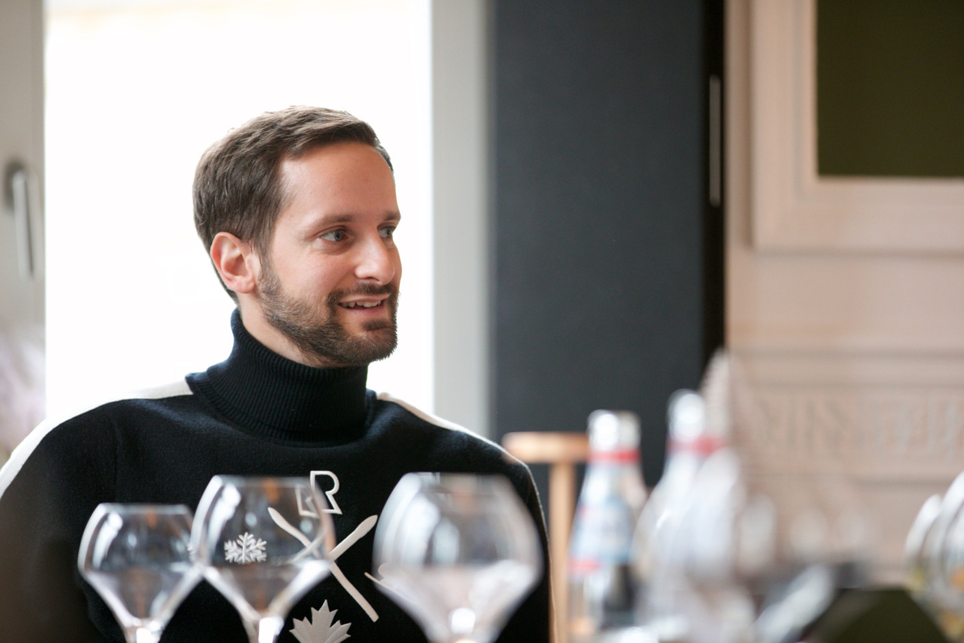 Maxime Hassid (Sport4lux) at the TGIF Under 50 lunch, held at Tero House17, 20 December 2024. Photo: Studion Photography