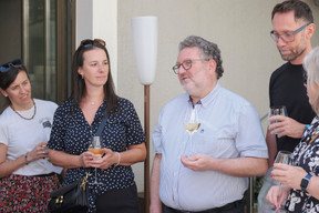 Natacha Guivier (Cy-Clope) and Isaak Dayan (Dartalis). (Photo: Jan Hanrion/Paperjam)