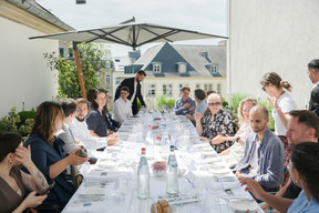 The ‘Thank-God-It’s-Friday: Entrepreneurs Lunch’ took place on 3 July at the Hôtel Le Place d’Armes. (Photo: Jan Hanrion/Paperjam)