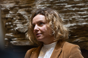 Justyna Karas (European Investment Bank) at the Thank God It’s Friday - HR Lunch, which was held at the Hôtel Le Place d’Armes, 7 February 2025. Photo: Eva Krins/Maison Moderne
