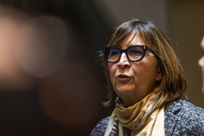 Vio Ivanova (Candriam) at the Thank God It’s Friday - HR Lunch, which was held at the Hôtel Le Place d’Armes, 7 February 2025. Photo: Eva Krins/Maison Moderne