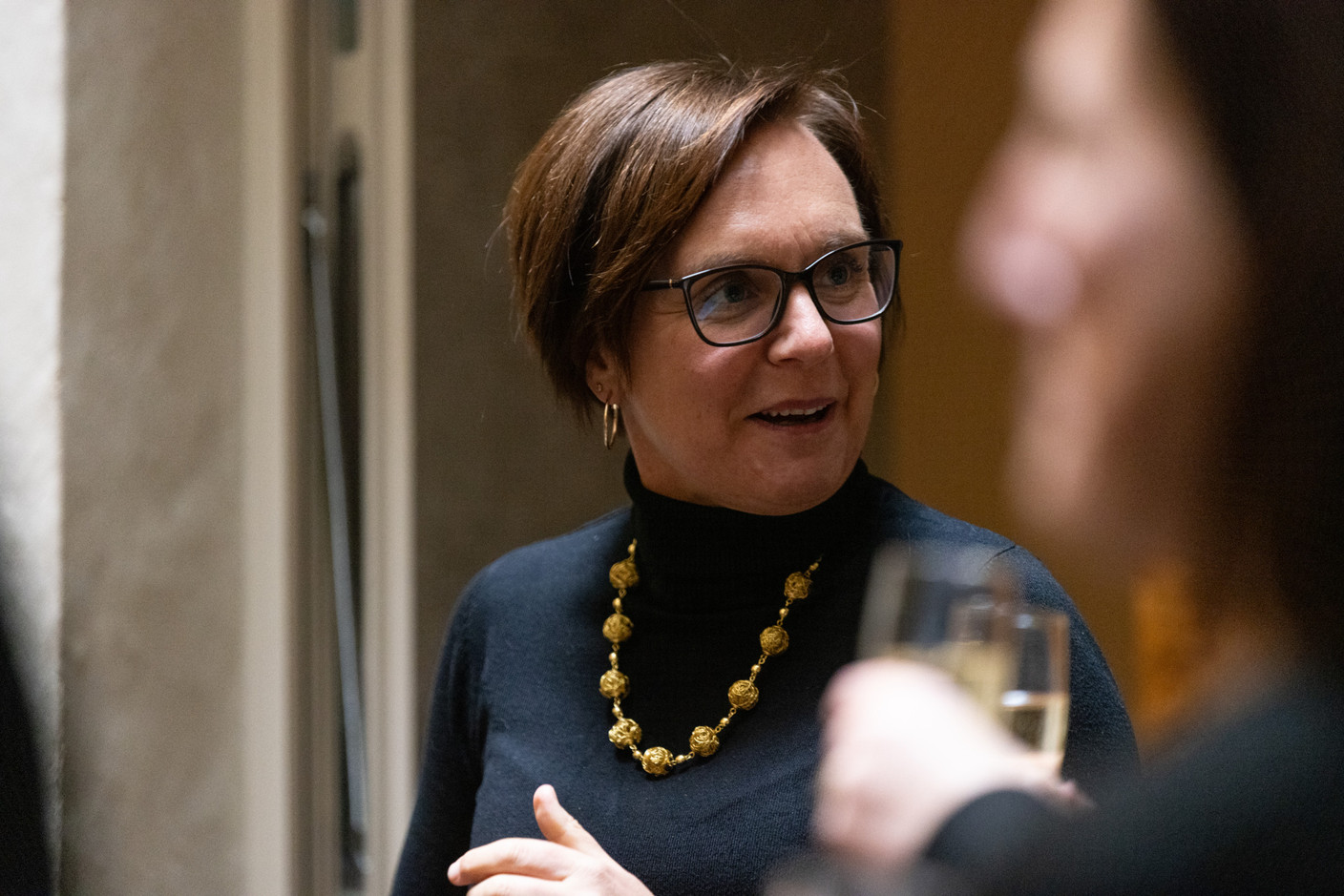 Séverine Delibre (Fundamentals) at the Thank God It’s Friday - HR Lunch, which was held at the Hôtel Le Place d’Armes, 7 February 2025. Photo: Eva Krins/Maison Moderne