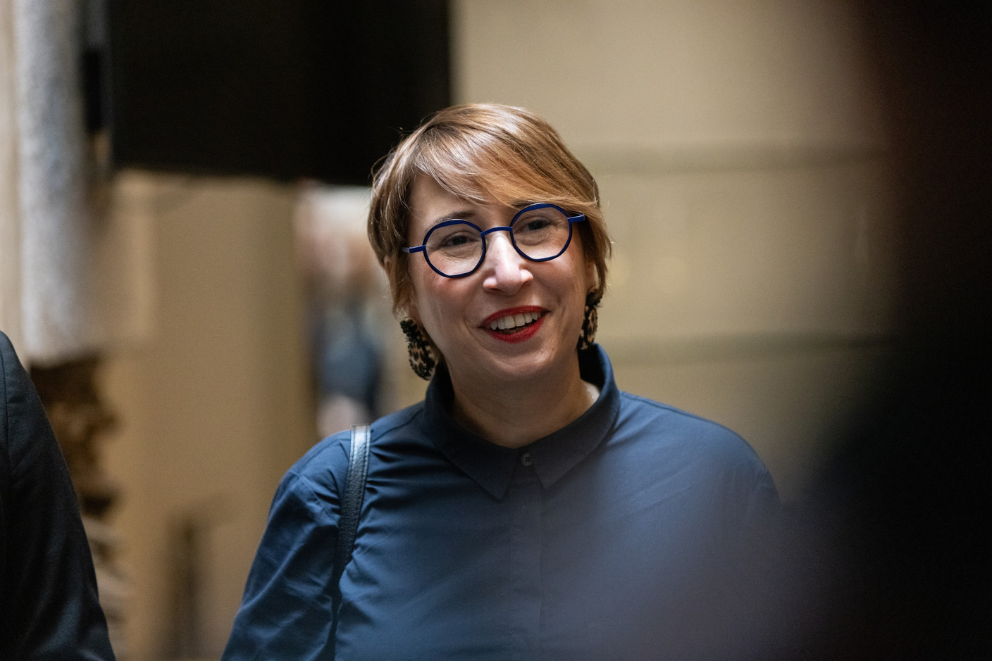 Anne Bellini-Damardji (EY - Ernst & Young Services) at the Thank God It’s Friday - HR Lunch, which was held at the Hôtel Le Place d’Armes, 7 February 2025. Photo: Eva Krins/Maison Moderne
