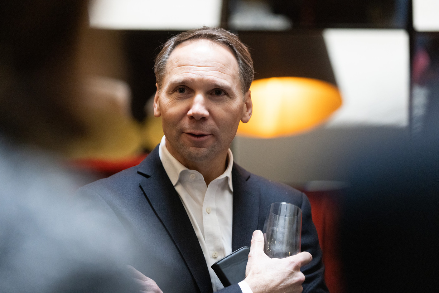 Stanislas Dutreil (LHH) at the Thank God It’s Friday - HR Lunch, which was held at the Hôtel Le Place d’Armes, 7 February 2025. Photo: Eva Krins/Maison Moderne