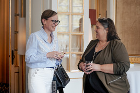 Constance Collette (Ocorian) and Caroline Lamy (House of Training). Photo: Virginie Willemet/VYOU