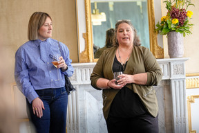 Alice Delahegue (Technology Partner) and Caroline Lamy (House of Training). Photo: Virginie Willemet/VYOU