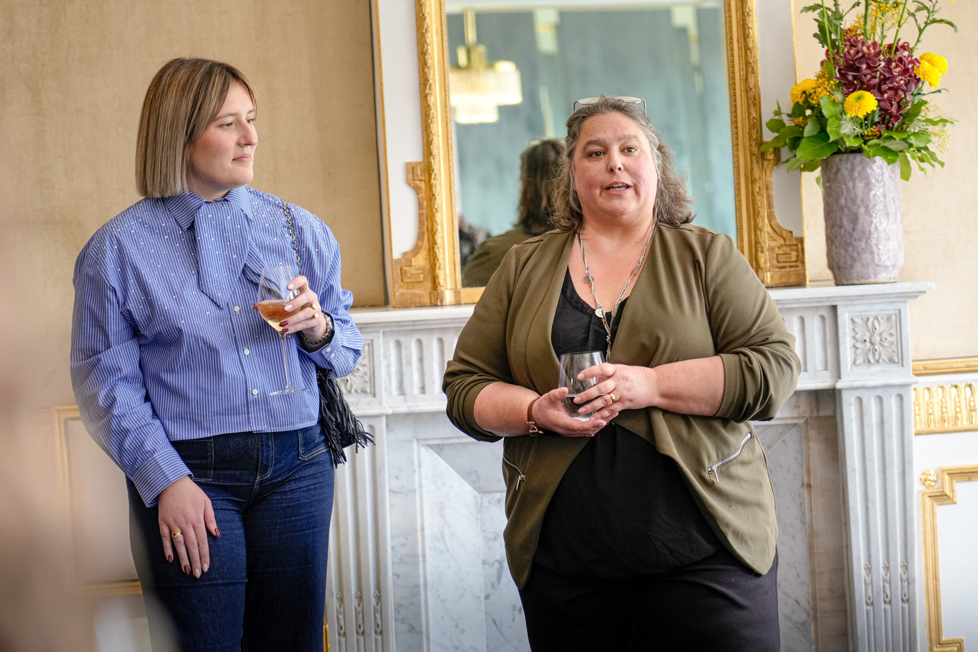 Alice Delahegue (Technology Partner) and Caroline Lamy (House of Training). Photo: Virginie Willemet/VYOU