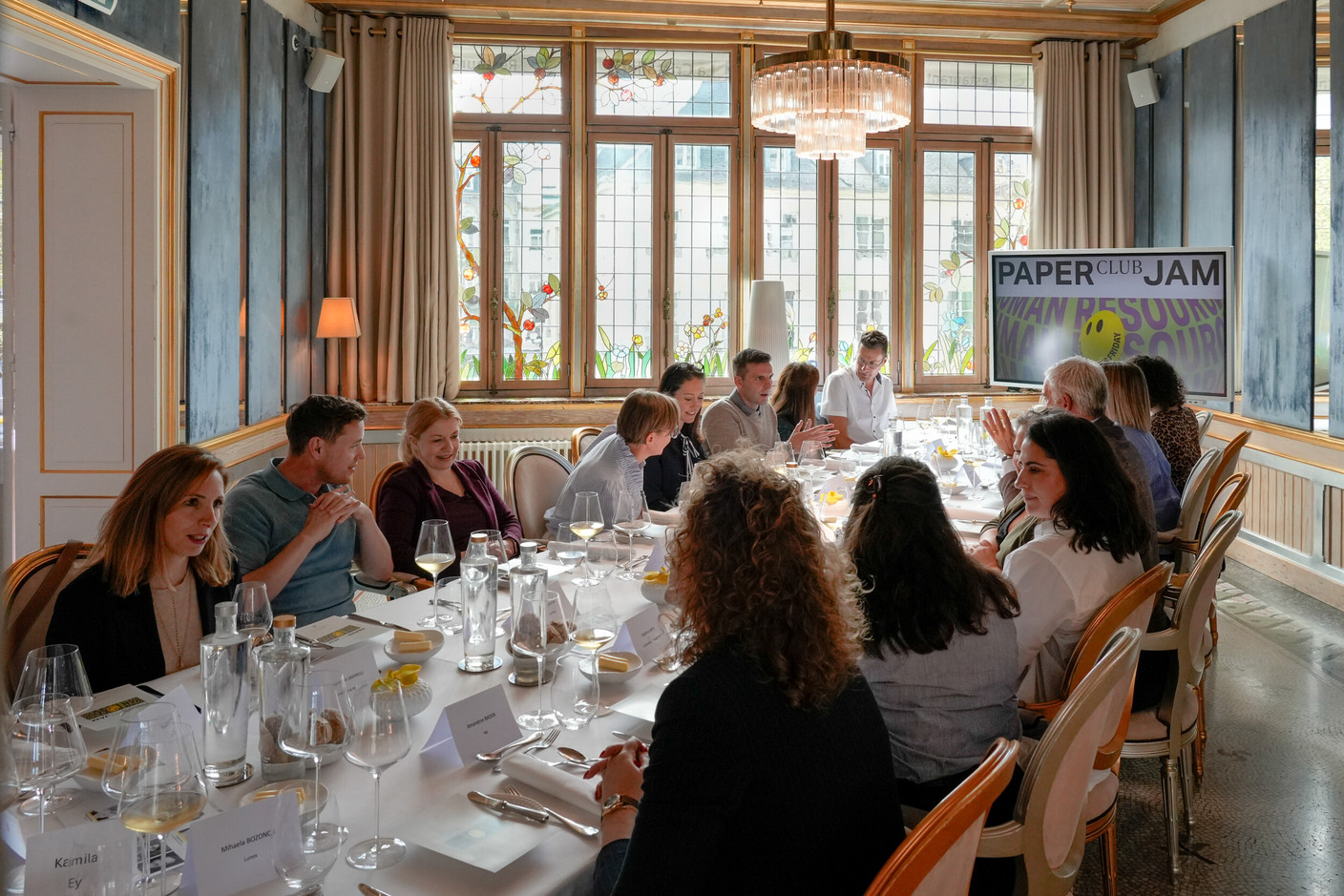The “Thank-God-It's-Friday: HR Lunch” took place on April 17, 2026, at the Cristallerie at the Hôtel Le Place d'Armes. Photo: Virginie Willemet/VYOU