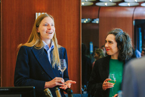 Sigita Vaskyte (Advanzia) and Andrea da Silva Amorim (LNDS). Photo: Julian Pierrot/Paperjam