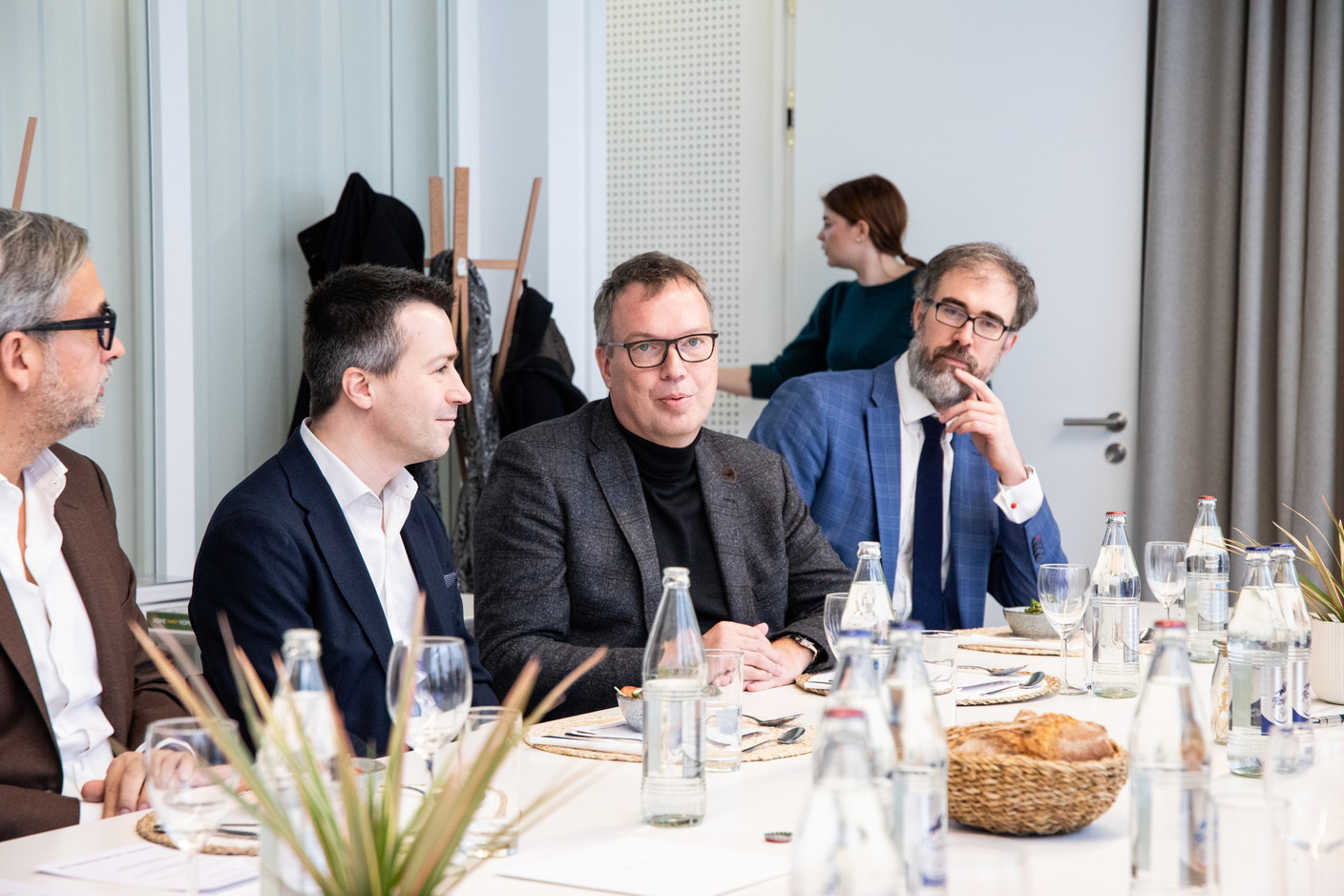 Laurent Berliner (Deloitte), Dirk Schulze (Sparinvest) et Tobias Stolz (Sopra Steria PSF Luxembourg). (Photo: Eva Krins / Maison Moderne)