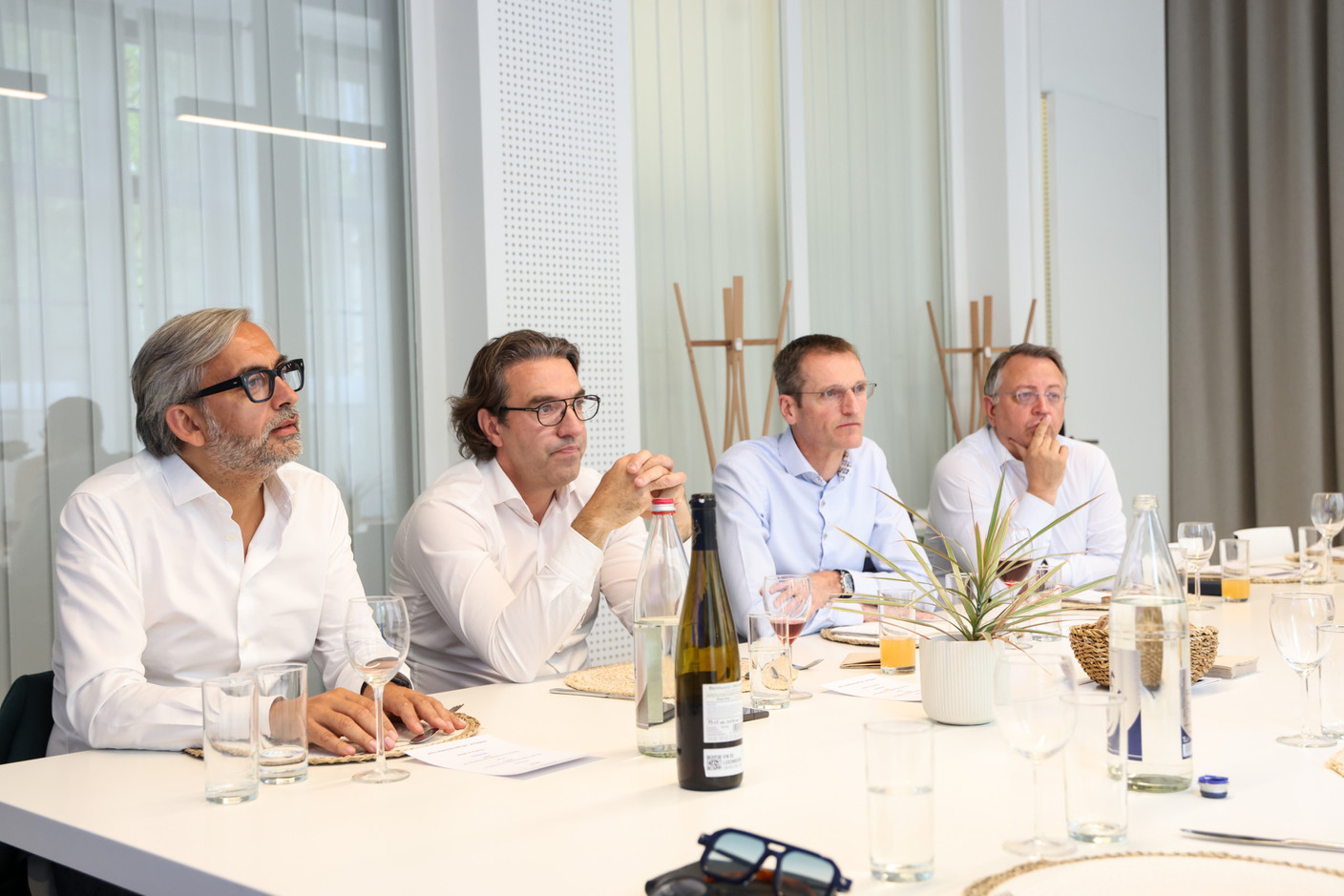Mike Koedinger (Maison Moderne), Gilles Gerard (Luxlait Association Agricole), Vincent Henneaux (KBC Autolease) et Pedro Castilho (Verbalius). (Photo: Eva Krins/Maison Moderne)