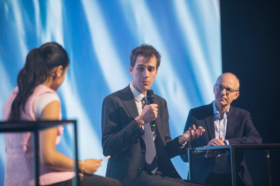 Last year, Arthur Mensch was among the standout speakers at Nexus. Here are 10 voices you won’t want to miss at the 2026 edition. (Photo: Jordan Koenig)