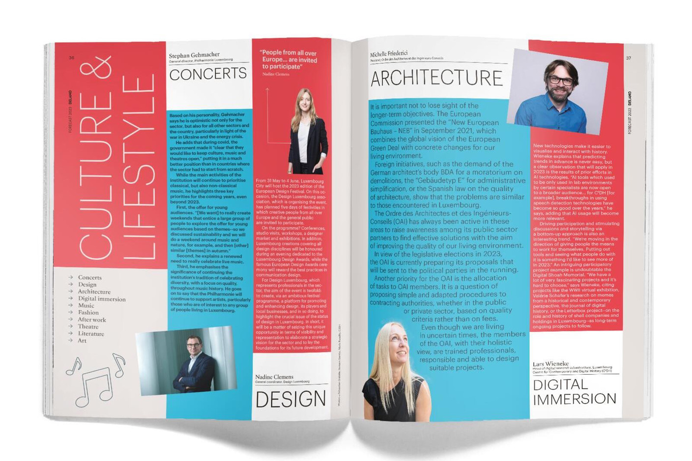 Delano’s 2023 forecast edition is available on newsstands starting 9 December. Photo: Maison Moderne