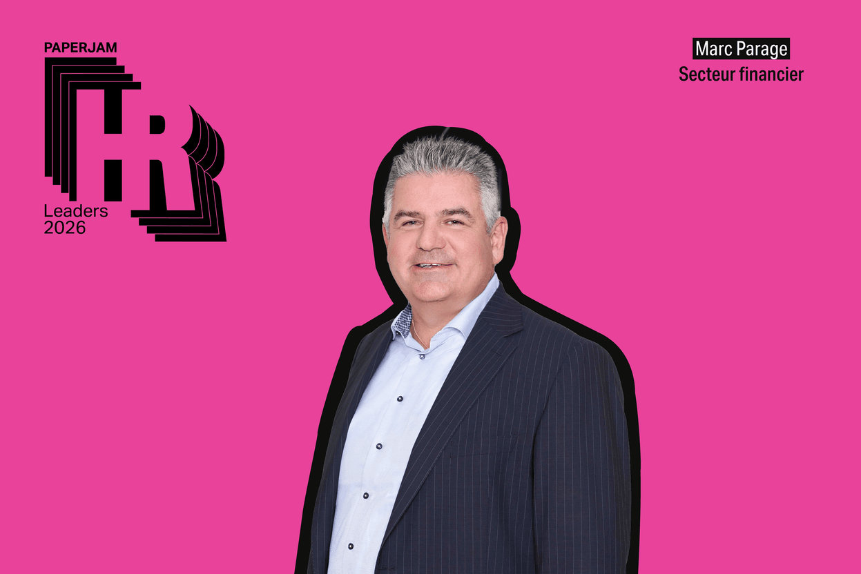 Marc Parage, head of human resources at Lalux Assurances, is a finalist in the HR Leaders of the Year 2026 contest in the financial sector category.  (Photomontage: Paperjam)
