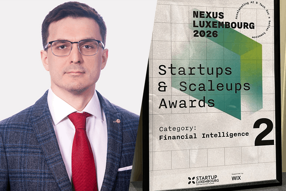 The platform developed by IVM Markets and presented at Nexus Luxembourg 2026 was awarded the second position in the category “Financial Intelligence.”  Photo: IVM Markets 