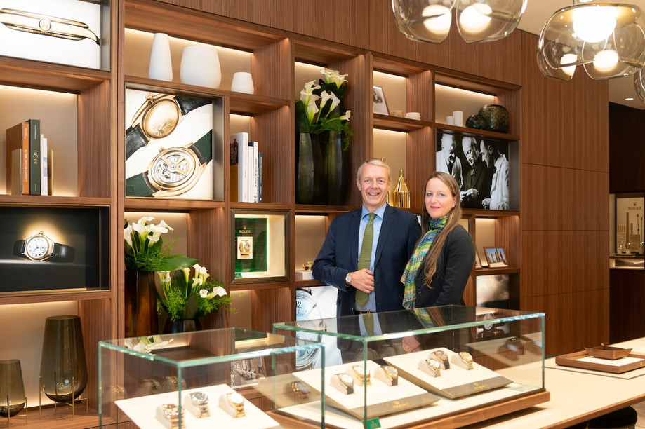 For Robert Goeres and Catherine Glod, the transformation of their Rolex boutique is more than just aesthetic; it embodies a philosophy of constantly striving for excellence. (Photo: Goeres Horlogerie/Made Creative Marie De Decker)