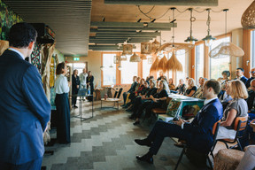 The event "Quand l’art valorise l’immobilier: un levier sous-estimé" took place on 21 May 2026 at Iko Real Estate. (Photo : Julian Pierrot / Paperjam)