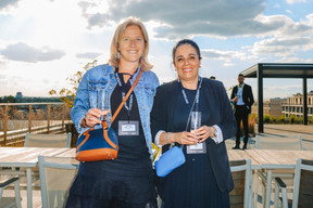 Séverine Banet-Rivet (Savills) and Fatha Hamidi (Inowai). (Photo : Julian Pierrot / Paperjam)