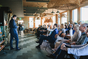 The event "Quand l’art valorise l’immobilier: un levier sous-estimé" took place on 21 May 2026 at Iko Real Estate. (Photo : Julian Pierrot / Paperjam)
