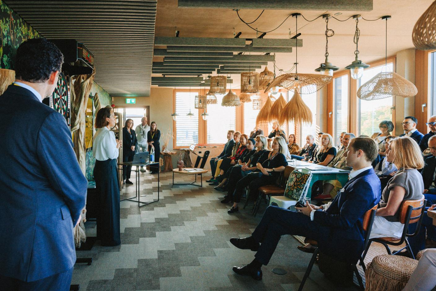 The event "Quand l’art valorise l’immobilier: un levier sous-estimé" took place on 21 May 2026 at Iko Real Estate. (Photo : Julian Pierrot / Paperjam)