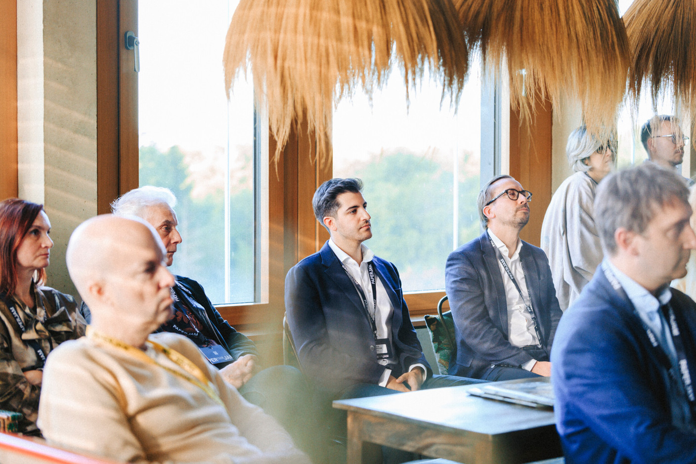 Narek Toumasian (SIA) in the middle. (Photo : Julian Pierrot / Paperjam)