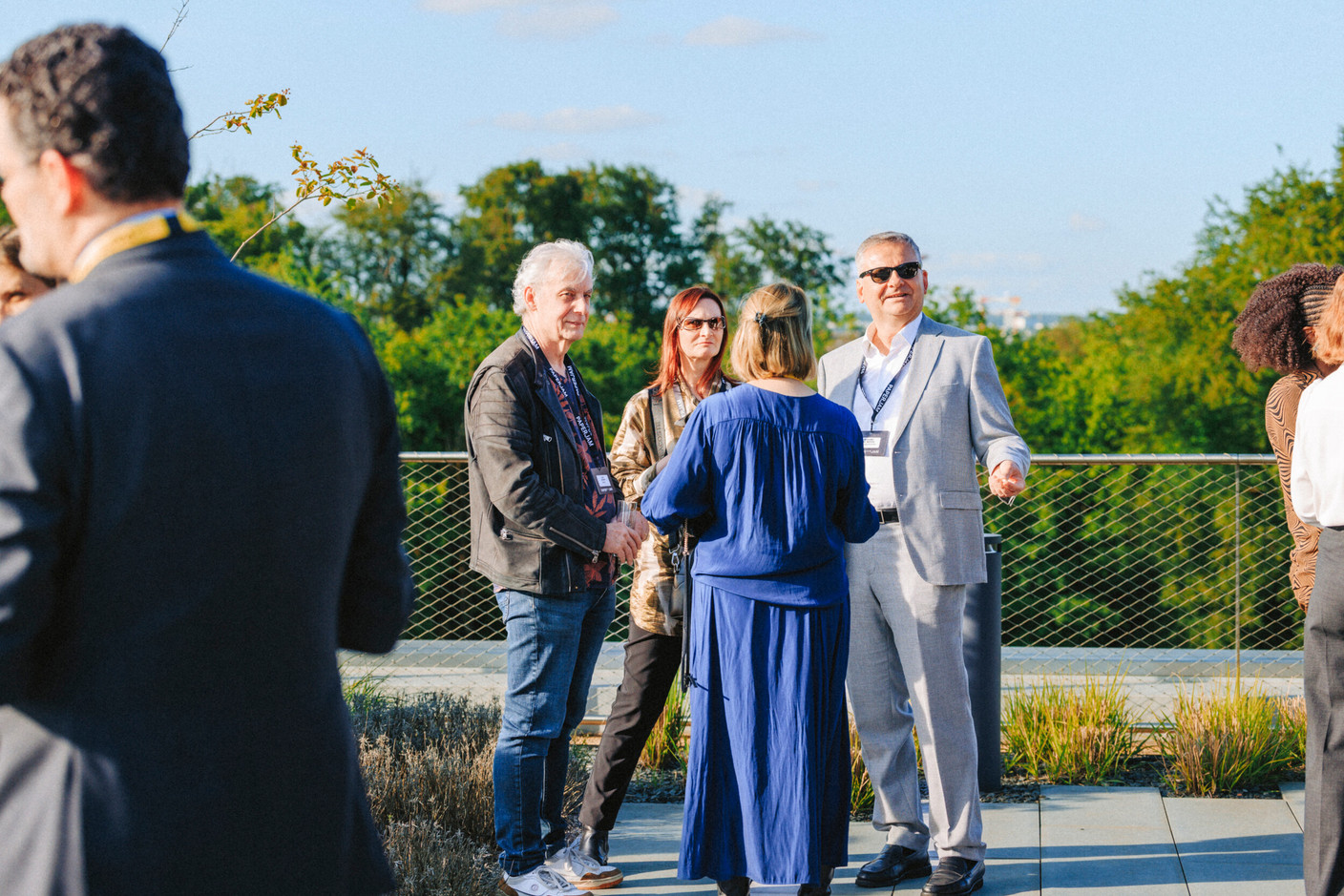 Erick Josson, Isabelle Josson (Ophrys) and Massimo Del Medico (NDM Architectura). (Photo : Julian Pierrot / Paperjam)