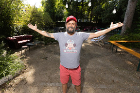 Manuel Da Costa in The Backyard. (Photo: Guy Wolff/Maison Moderne)