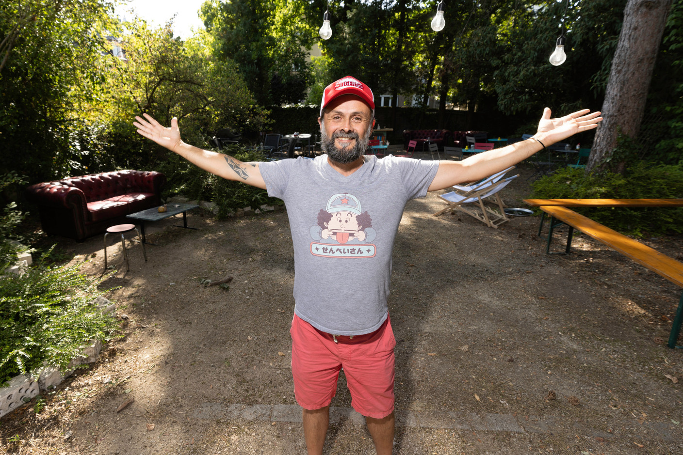 Manuel Da Costa in The Backyard. (Photo: Guy Wolff/Maison Moderne)