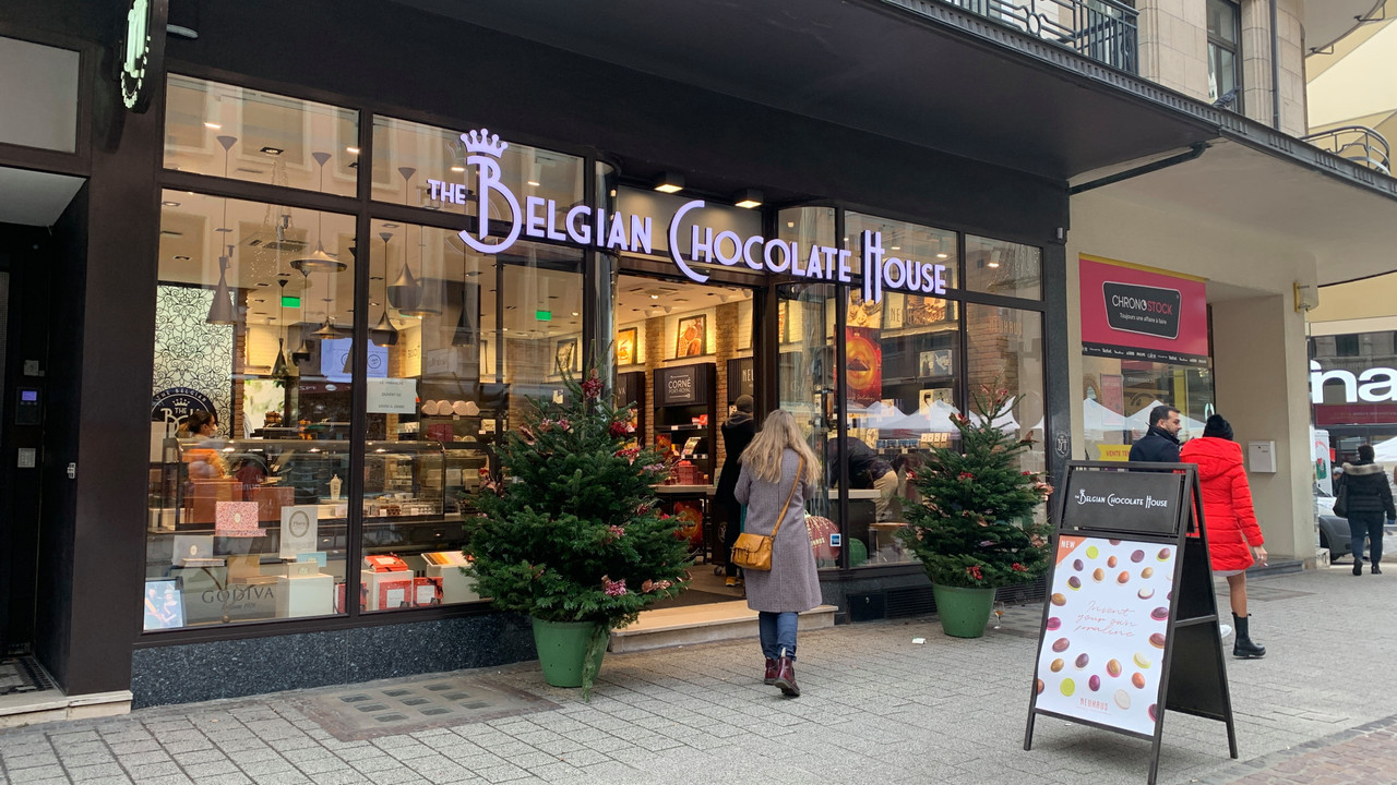 The Belgian Chocolate House sells chocolates, biscuits and confectionery from many Belgian brands.  (Photo: Paperjam)