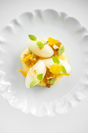 Chef Dimitri Proost creates French cuisine with distinct Japanese influences, in a panoramic setting that is part of the experience. (Photo: Kris Vlegels)
