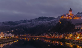 Cochem offers a smaller, more intimate Christmas market at the foot of its hilltop castle. Photo: Shutterstock