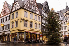 Cochem offers a smaller, more intimate Christmas market at the foot of its hilltop castle. Photo: Shutterstock