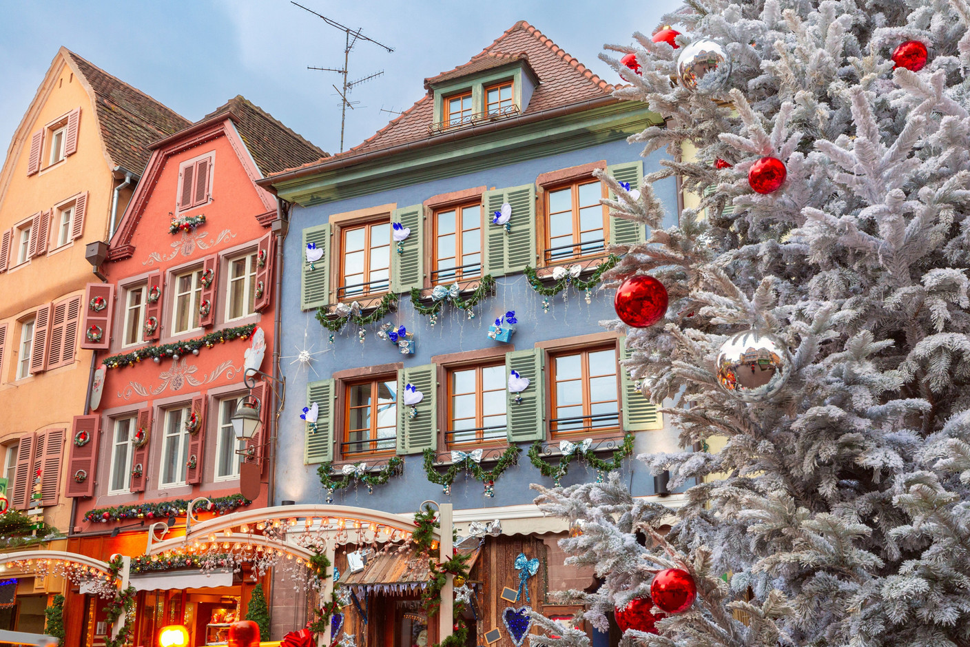The town of Colmar at Christmastime. Photo: Shutterstock