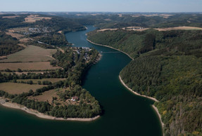 The shores of Lake Esch-sur-Sûre, a popular spot for swimming and barbecues among Luxembourgers in the summer. (Photo: Guy Wolff/archive)