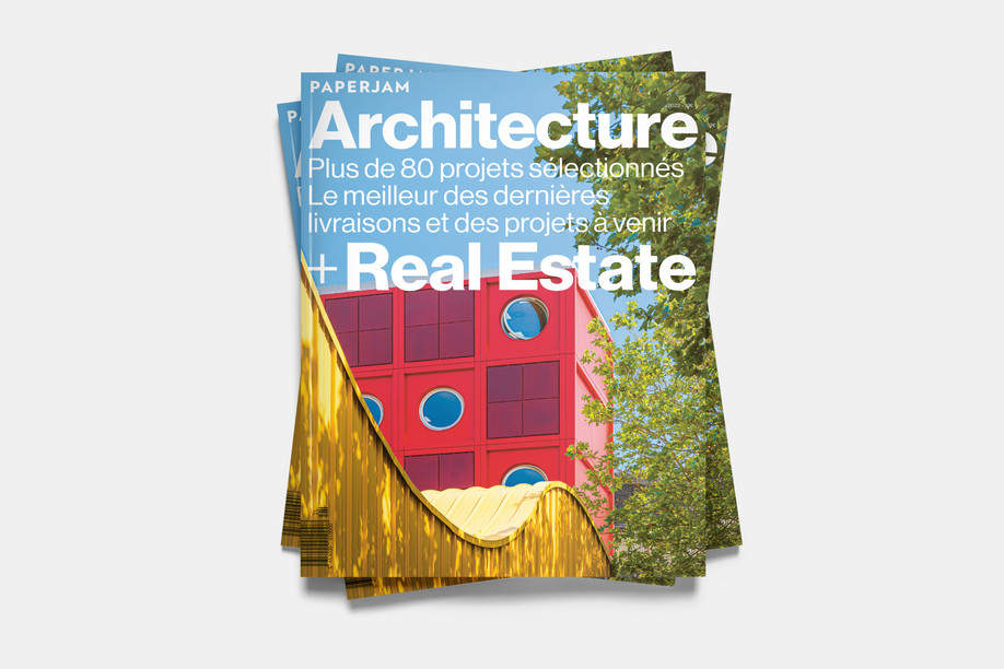 The new special edition of Paperjam Architecture + Real Estate will be available from 18 November.  (Visual: Maison Moderne)