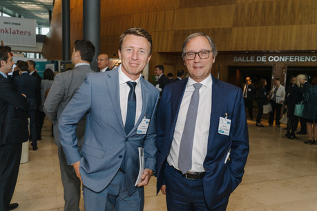 À gauche, Steve Bernat founding partner chez One Group Solutions. (Photo: Archives Paperjam)