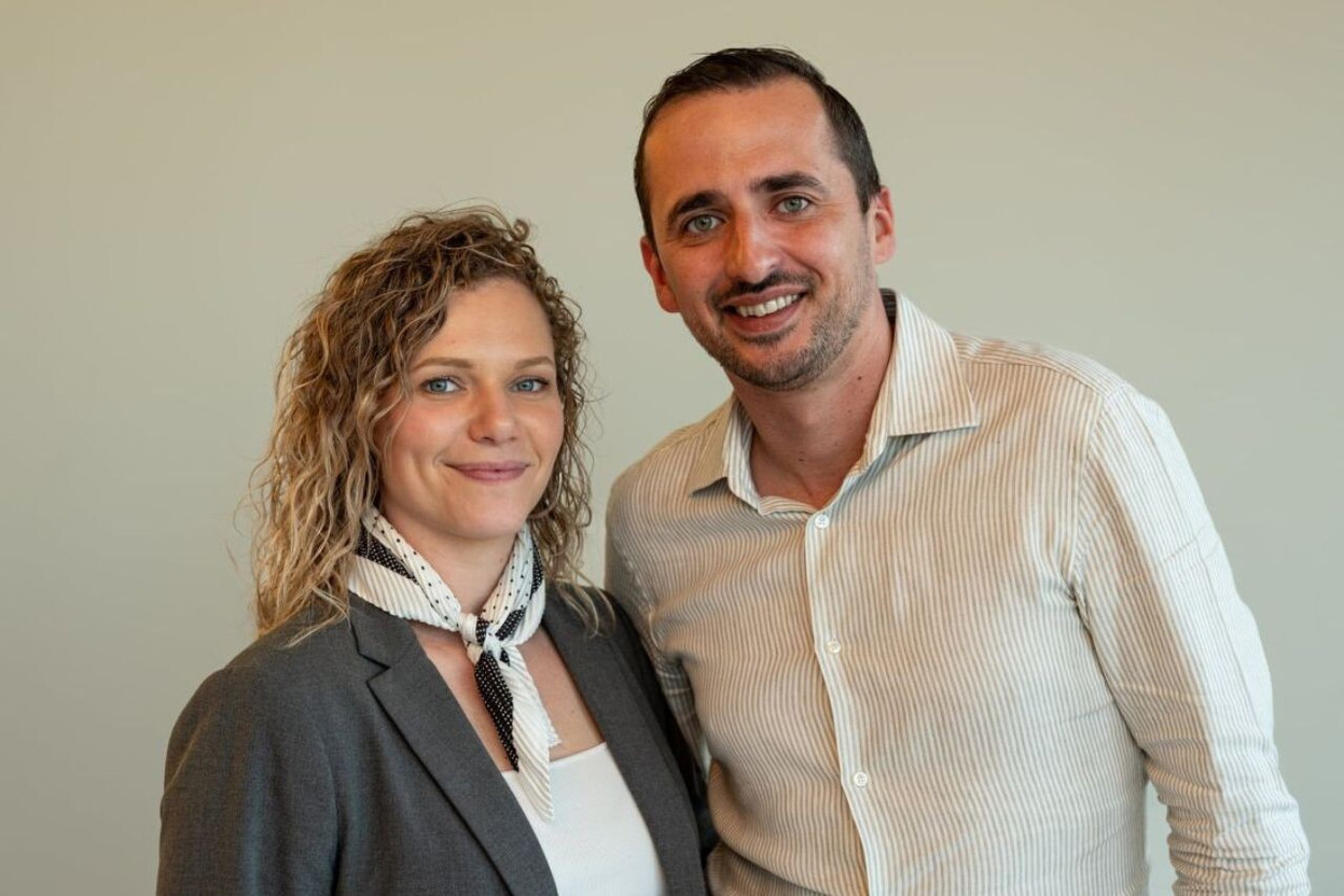 Candy Carta and Damien Carta. (Photo: Delhaize)