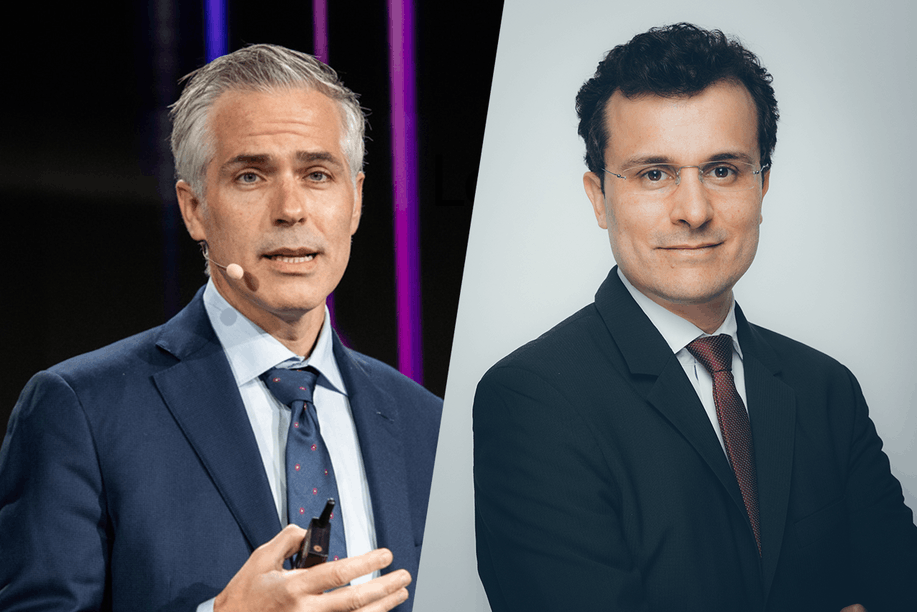 If you move to a capitalised system, workers face a “double burden” — effectively paying twice: once to finance current retirees and again to build their own retirement savings, explains Patrick Augustin (left), a Luxembourg national and associate professor of finance at McGill University during an online interview on 18 February. Photo: Alfi and McGill University
