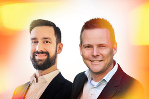 Daniel Sahler, Head of Multi-Cloud Services (Fujitsu), & Stefan Okhuijzen, Senior Vice President, Information Systems & Services Design and Implementation (SES).  (Photo: Maison Moderne)