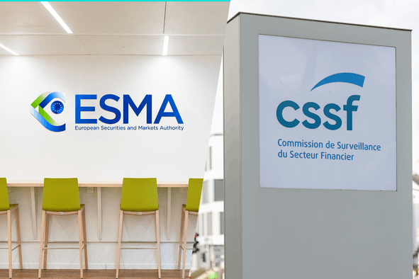 In a written statement, ESMA said that common supervisory action (CSA) contribute to a common EU supervisory culture and more consistent supervisory practices. Participation nevertheless remains voluntary for NCAs and forms part of their national supervisory activities. Source: ESMA website, Romain Gamba (archives); montage: Paperjam.
