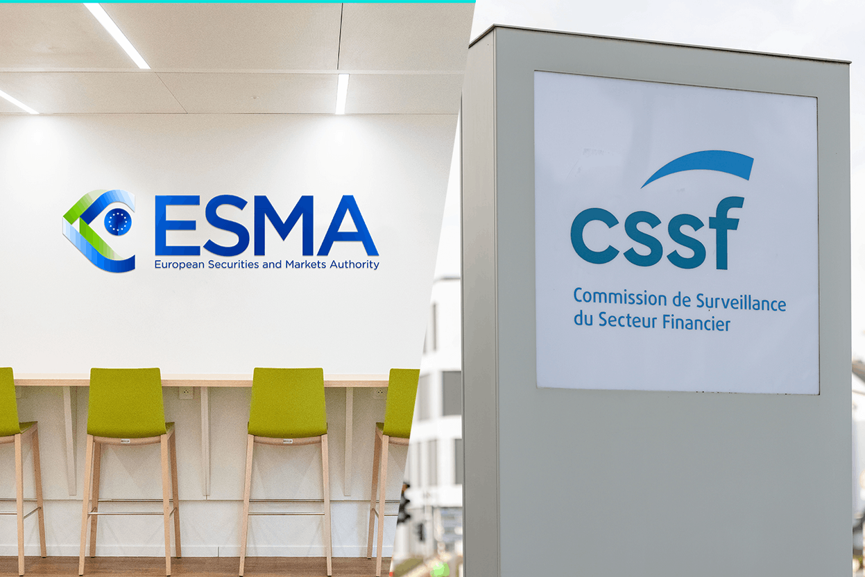 In a written statement, ESMA said that common supervisory action (CSA) contribute to a common EU supervisory culture and more consistent supervisory practices. Participation nevertheless remains voluntary for NCAs and forms part of their national supervisory activities. Source: ESMA website, Romain Gamba (archives); montage: Paperjam.