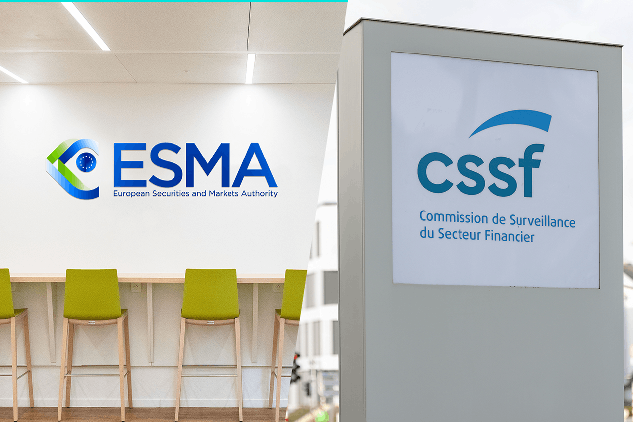 In a written statement, ESMA said that common supervisory action (CSA) contribute to a common EU supervisory culture and more consistent supervisory practices. Participation nevertheless remains voluntary for NCAs and forms part of their national supervisory activities. Source: ESMA website, Romain Gamba (archives); montage: Paperjam.