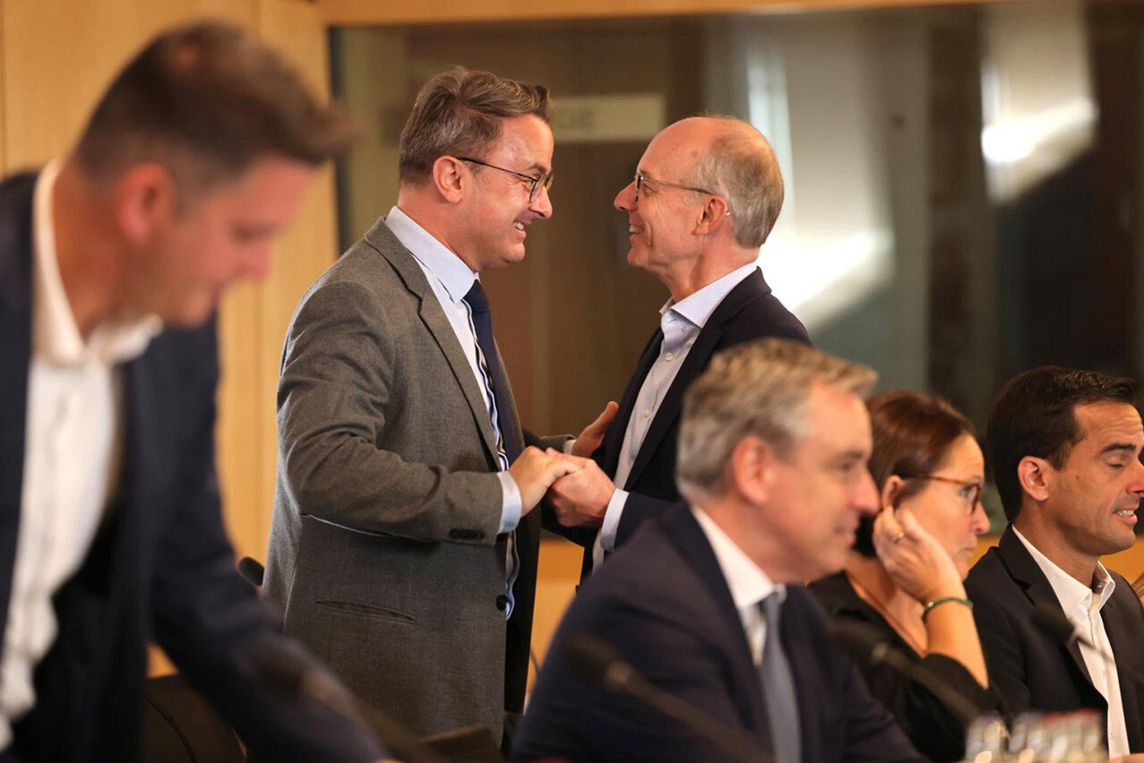 The good rapport between Xavier Bettel and Luc Frieden no longer appeals to voters. (Photo: Paperjam/archives)