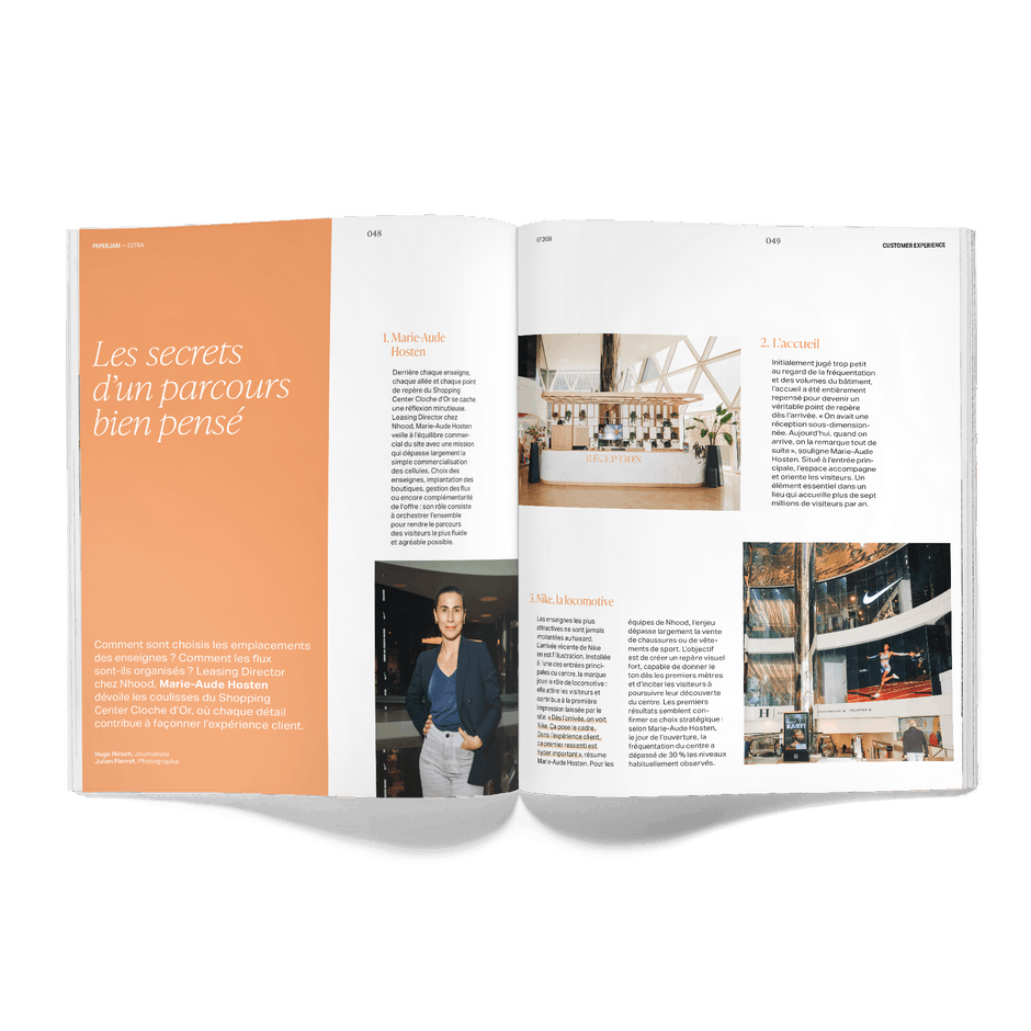The June Extra is dedicated to the customer experience.  Photo: Paperjam
