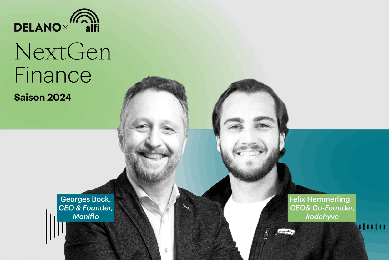 Georges Bock, Moniflo founder and Felix Hemmerling, kodehyve, wagmi GP and LOA co-founder. Crédit illustration : Maison Moderne & crédit photo : ALFI